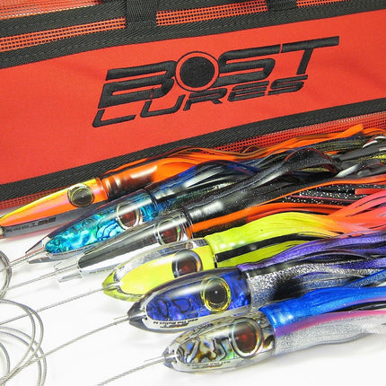 Bost Rigged Medium Wahoo Lure 6 Pack