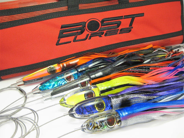 Bost Rigged Medium Wahoo Lure 6 Pack