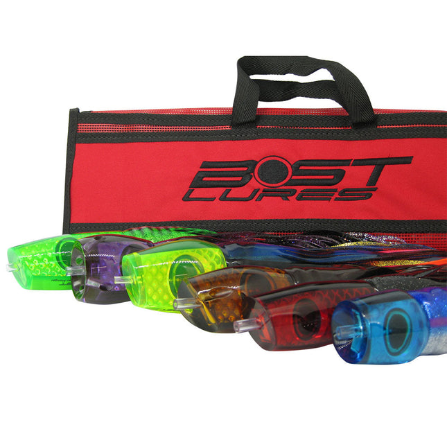 Large Rainbow Marlin 6 Lure Pack by Bost - Rigged/Un-Rigged
