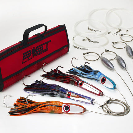 Bost Lures Mirrored Wahoo Heavy Tackle Trolling Lure Pack