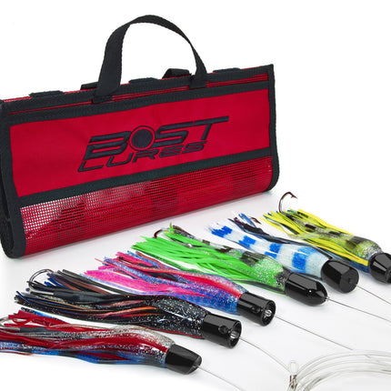 Bost Black Magic Tuna-Dolphin Rigged Trolling Lure Pack